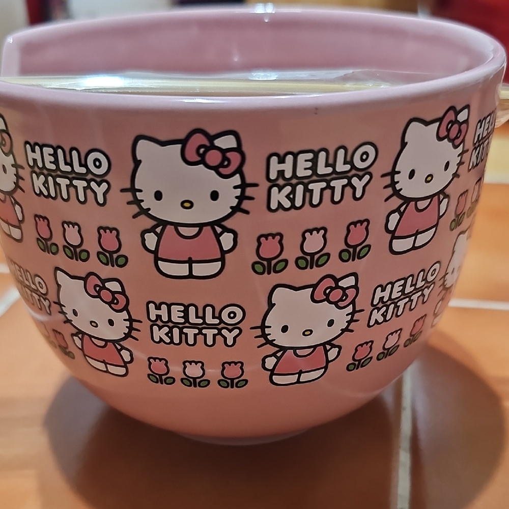 Hello Kitty Pink Bowl